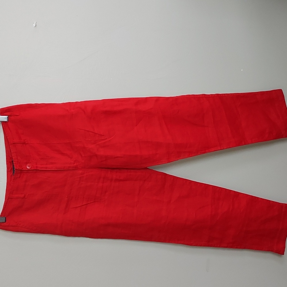 Ralph Lauren linen pant red color
